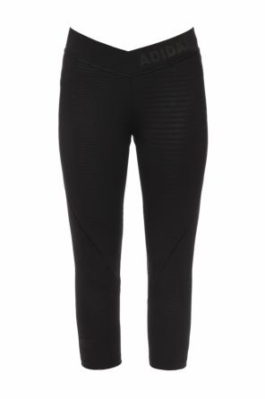 Legginsy z aplikacją z logo, zdjęcie 1 Legginsy z aplikacją z logo od ADIDAS Performance